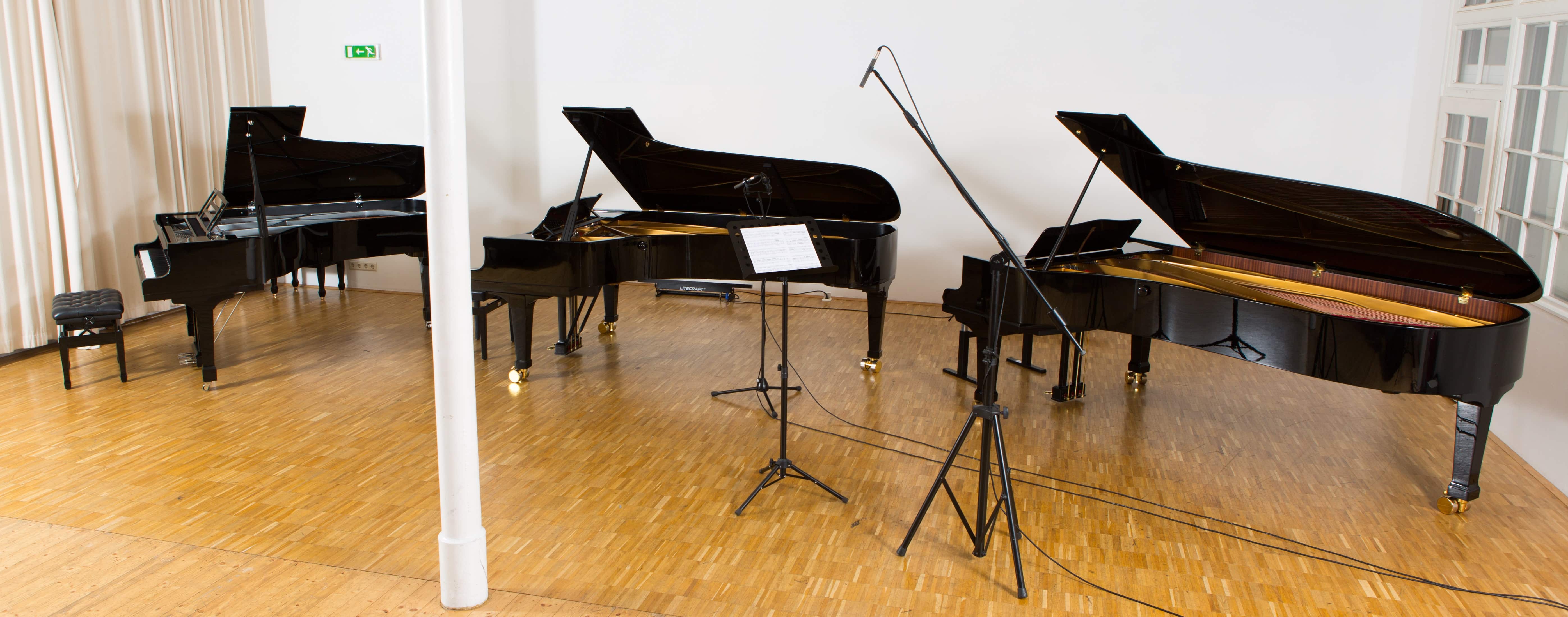 Aufnahmesaal des Tonstudios Classical Arts in Wien